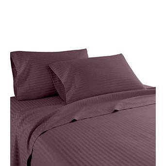 1200 Thread Count 100% Cotton Dobby Striped Sheet Set