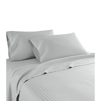 1200 Thread Count 100% Cotton Dobby Striped Sheet Set