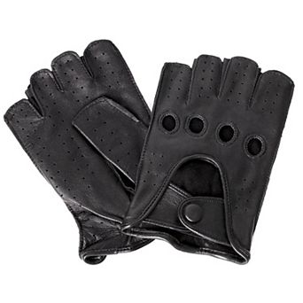 Women's Karla Hanson Leather Fingerless Driving Gloves