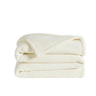 Royal Velvet Lavish Plush Solid Blanket