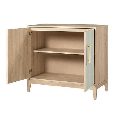 Sango Faux Shagreen Two-Door Cabinet