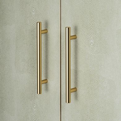 Sango Faux Shagreen Two-Door Cabinet