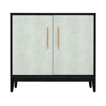 Sango Faux Shagreen Two-Door Cabinet