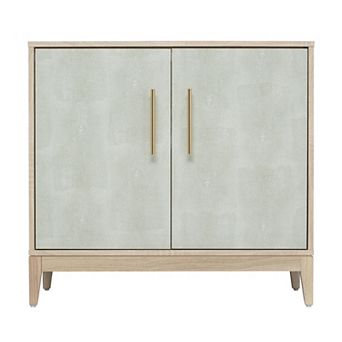 Sango Faux Shagreen Two-Door Cabinet