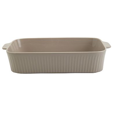 Mingle & Co. Ceramic Fluted Lasagna Pan
