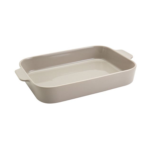 Fine Solid Glaze Ceramic Baking Pan – 7-Inch Square Roasting Dish, Pink, Oven & Dishwasher Safe, Lead-Free