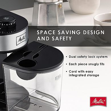 Melitta Molino Whole Bean Flat Burr Grinder