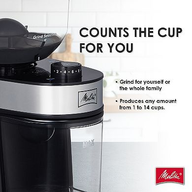 Melitta Molino Whole Bean Flat Burr Grinder