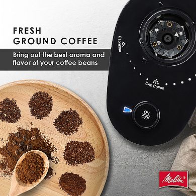 Melitta Molino Whole Bean Flat Burr Grinder