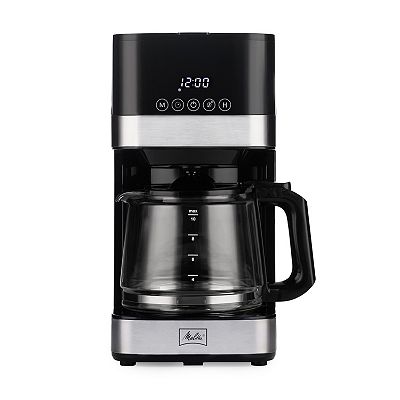 Melitta Aroma Tocco 10-Cup Drip Coffee Maker with Glass Carafe and Touch  Control Display