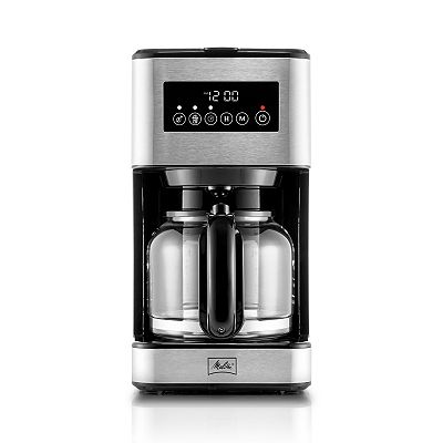 Melitta Aroma Tocco Plus 12-cup Hot and Iced Drip Coffee Maker with Glass  Carafe and Touch Control Display