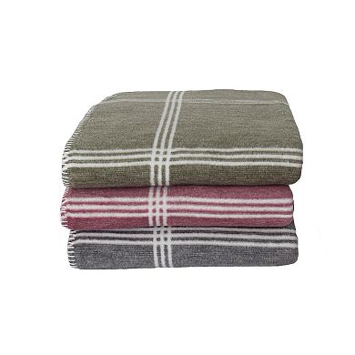 Discover Europe - Made in Portugal - The Cotton Edition Cross Striped Throw