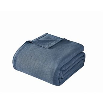 Borghese Roma Luxe Basket Weave Cotton Blanket