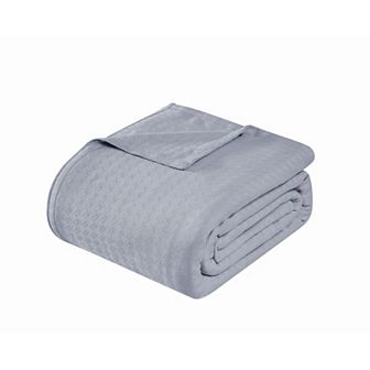 Borghese Roma Luxe Basket Weave Cotton Blanket