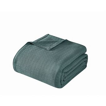 Borghese Roma Luxe Basket Weave Cotton Blanket