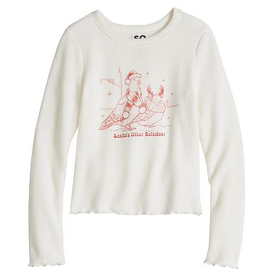 Girls 6-20 SO® Cozy Baby Graphic Tee in Regular & Plus Size