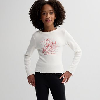 Girls 6-20 SO® Cozy Baby Graphic Tee in Regular & Plus Size