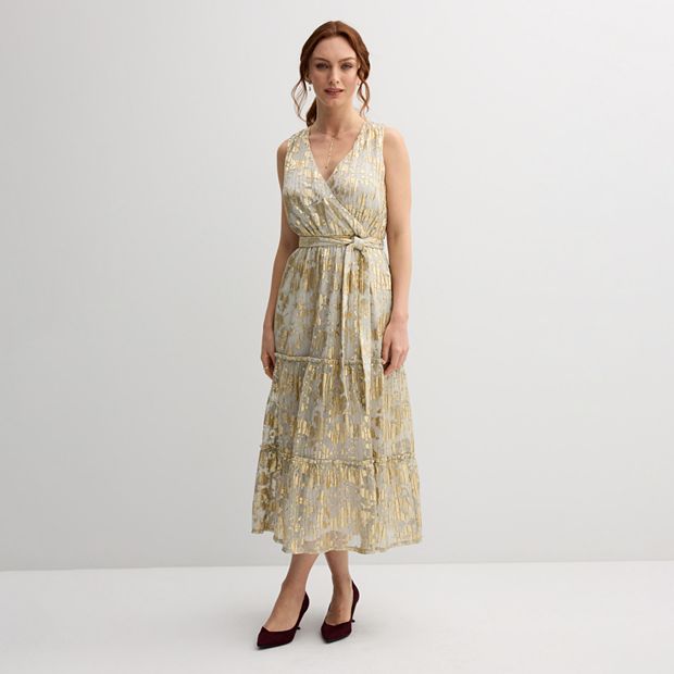 Women's Draper James Sleeveless Tiered Maxi Dress