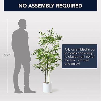 American Art Decor 60-in. Artificial Bamboo Tree Floor Decor