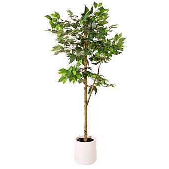 American Art Décor 60 in Artificial Ficus Tree Plant Floor Decor