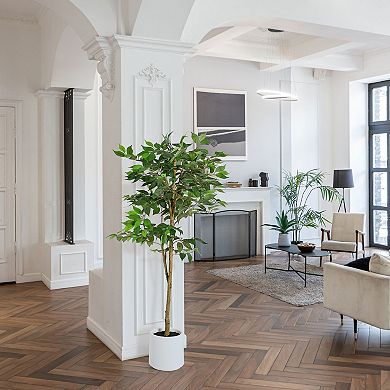 American Art Decor 60-in. Artificial Ficus Tree Plant Floor Decor