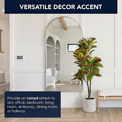 American Art Decor 48-in. Artificial Croton Tree Floor Decor