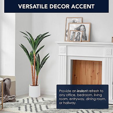 American Art Decor 48-in. Artificial Yuca Tree Plant Floor Decor