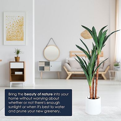 American Art Decor 48-in. Artificial Yuca Tree Plant Floor Decor