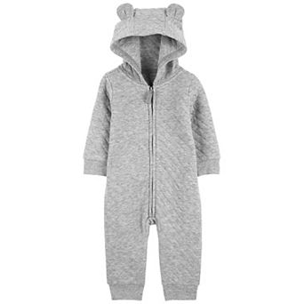 Baby Carter's Quilted Hooded Jumpsuit
