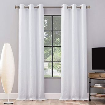 Royal Velvet Charlotte Light-Filtering Set of 2 Window Curtain Panels