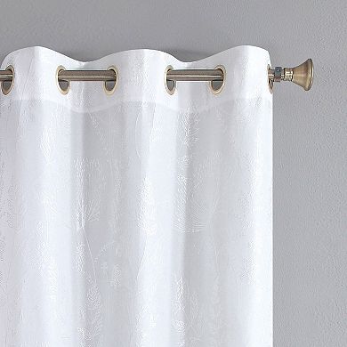 Royal Velvet Charlotte Light-Filtering Set of 2 Window Curtain Panels