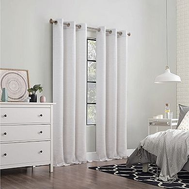 Royal Velvet Columbus Light-Filtering Set of 2 Window Curtain Panels