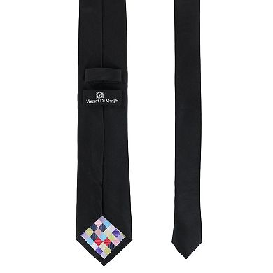 CTM Men's Classic Solid Tie