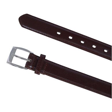 CTM Kids Smooth Leather Dress Belt