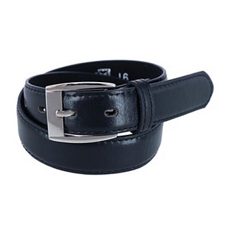 CTM Kids Smooth Leather Dress Belt