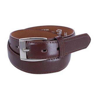 CTM Kids Smooth Leather Dress Belt