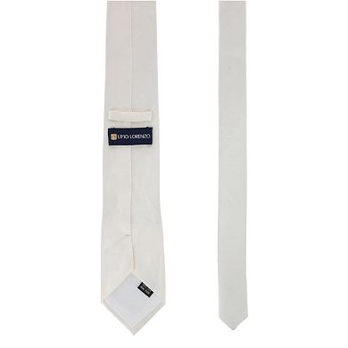 CTM Men's Silk Solid Tie
