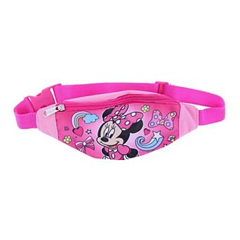 CTM Girl's Minnie Mouse Adjustable Fanny Waist Pack