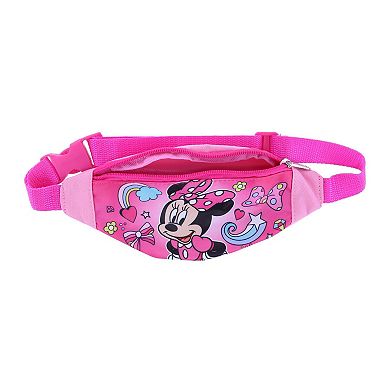 CTM Girl's Minnie Mouse Adjustable Fanny Waist Pack