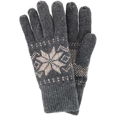 CTM Men's Thermal Lined Ragg Wool Winter Glove
