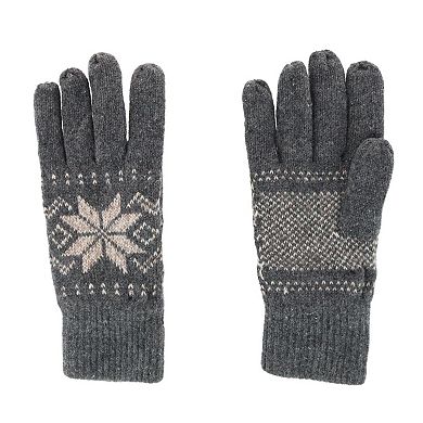 CTM Men's Thermal Lined Ragg Wool Winter Glove