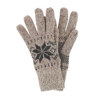 CTM Men's Thermal Lined Ragg Wool Winter Glove