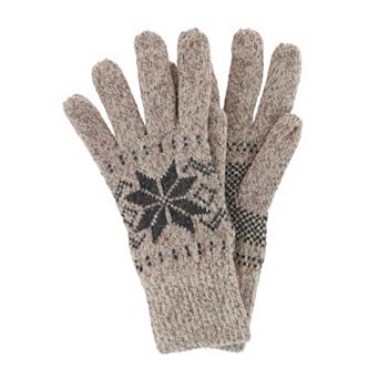 CTM Men's Thermal Lined Ragg Wool Winter Glove