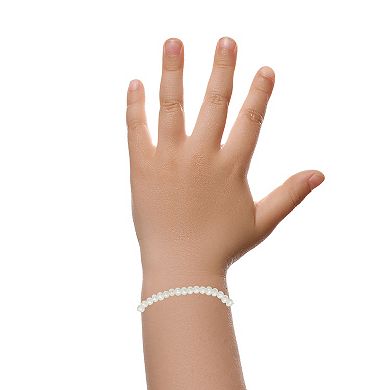 Charming Girl 14k Gold Freshwater Pearl Bracelet