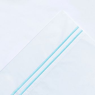 Pointehaven 300 Thread Count Embellished Cotton Percale Sheet Set or Pillowcases