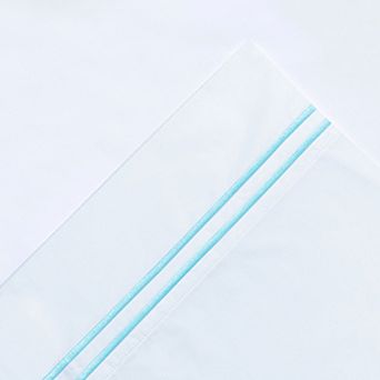 Pointehaven 300 Thread Count Embellished Cotton Percale Sheet Set or Pillowcases