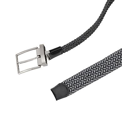 Men's FLX Reversible 2-In-1 Braided Fabric Golf Belt