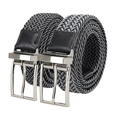 Men's FLX Reversible 2-In-1 Braided Fabric Golf Belt