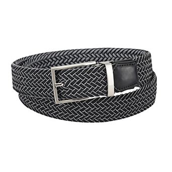 Men's FLX Reversible 2-In-1 Braided Fabric Golf Belt