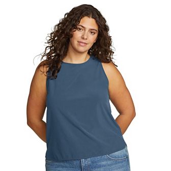 Plus Size Eddie Bauer Departure Crewneck Tank Top